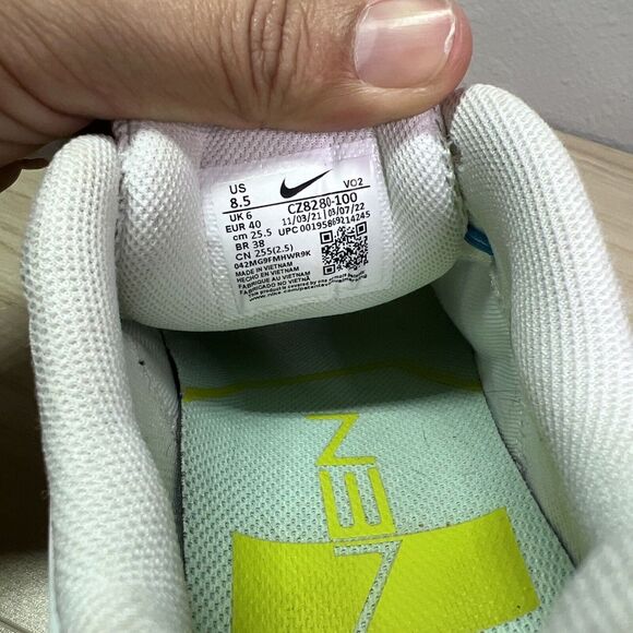 Nike Metcon 7 Sneakers Size 8.5 White Seafoam CrossFit Weightlifting Training‎ - Picture 12 of 12